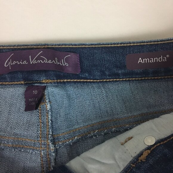 Gloria Vanderbilt Amanda Jeans Size 10 - Picture 7 of 12